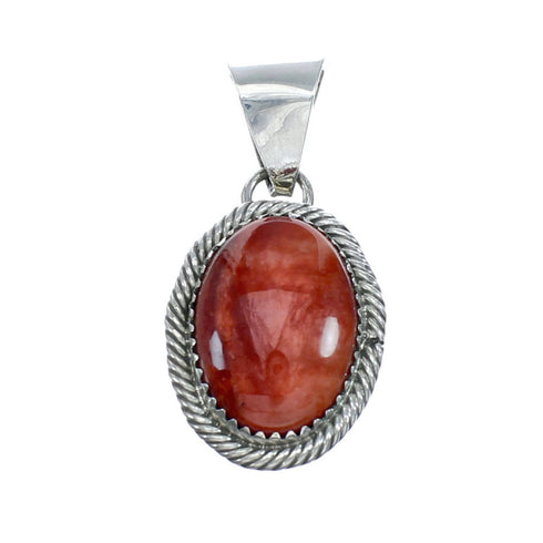 Oyster Shell Navajo Sterling Silver Pendant NN20489
